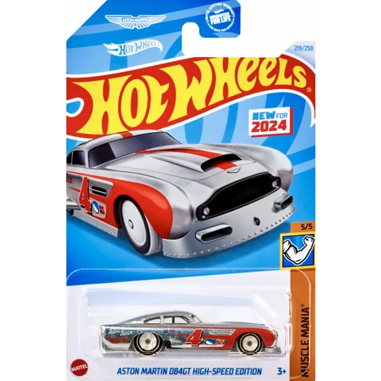 2024 Hot Wheels Mainline Aston Martin DB4GT High-Speed Edition #219/#250