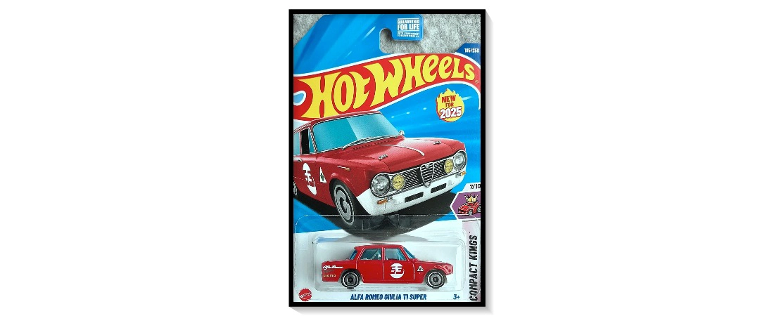 2025 Hot Wheels Mainline Alfa Romeo Giulia TI Super #195/#250