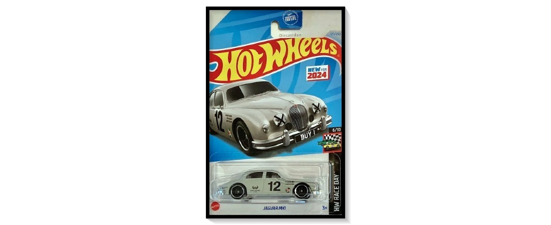 2024 Hot Wheels Mainline Jaguar Mk1 (HW Race Day – New Model) #127/#250