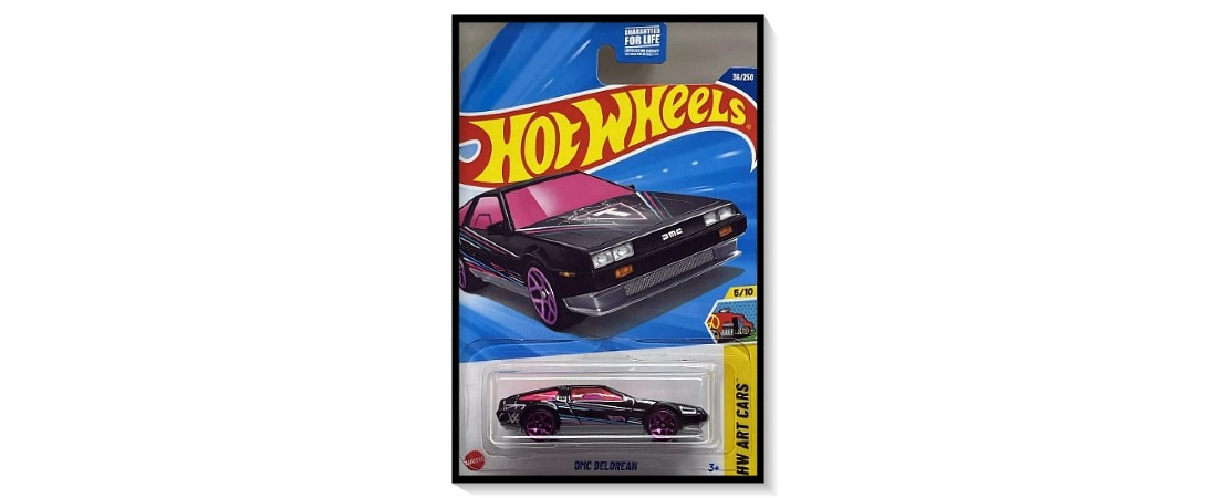 2025 Hot Wheels Mainline DMC Delorean [Black] #36/#250