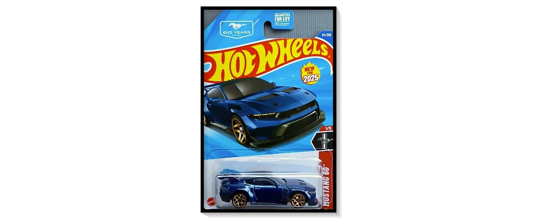 2025 Hot Wheels Mainline Ford Mustang GTD #34/#250