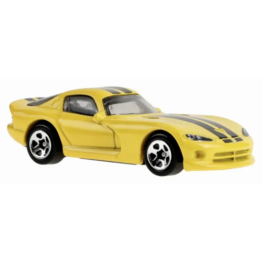 2025 Hot Wheels Mainline '96 Dodge Viper GTS [Yellow] #176/#250