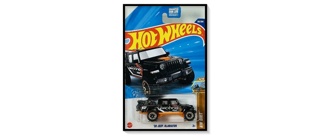 2025 Hot Wheels Mainline '20 Jeep Gladiator #130/#250