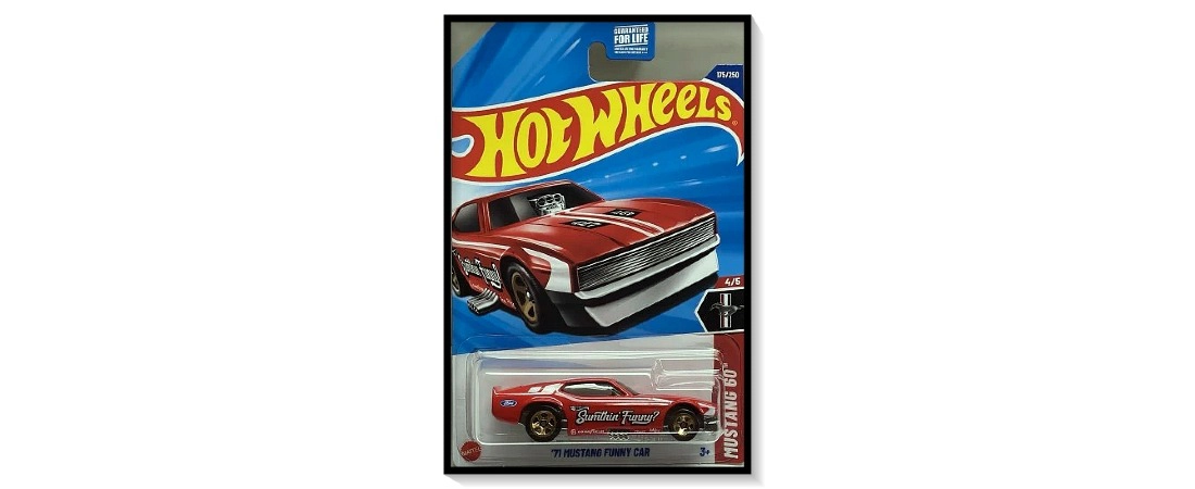 2025 Hot Wheels Mainline '71 Mustang Funny Car #175/#250