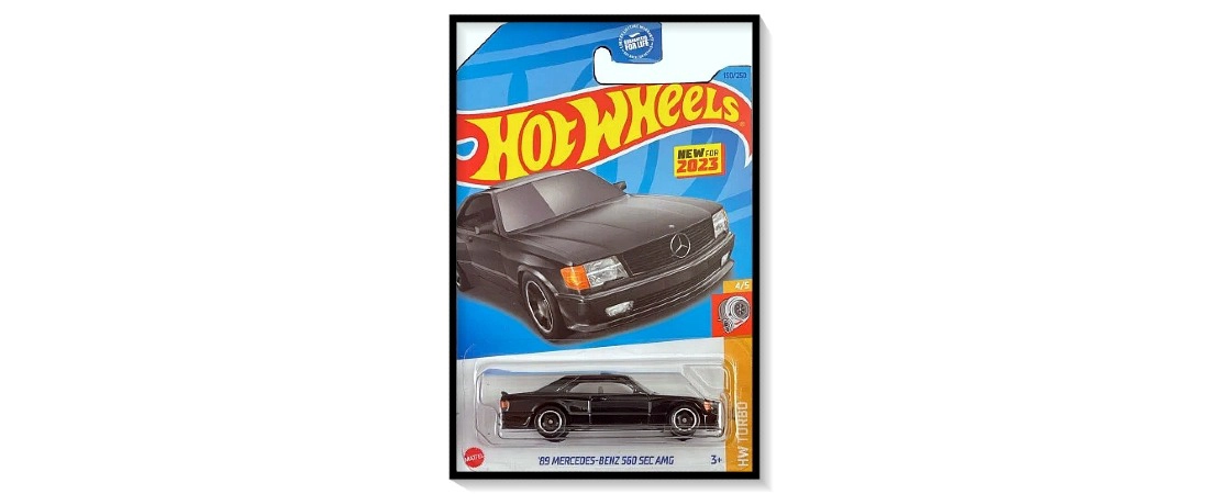 2023 Hot Wheels Mainline '89 Mercedes-Benz 560 SEC AMG #150/#250