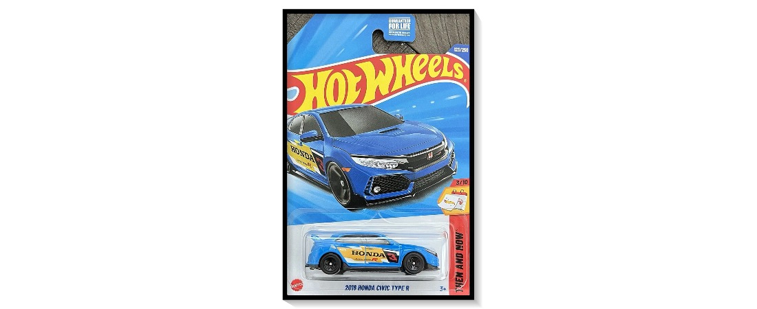 2025 Hot Wheels Mainline 2018 Honda Civic Type R [Blue] #123/#250