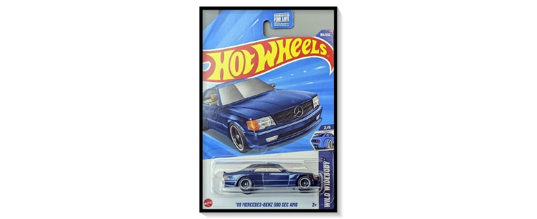 2025 Hot Wheels Mainline '89 Mercedes-Benz 560 SEC AMG #186/#250