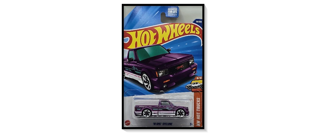 2025 Hot Wheels Mainline '91 GMC Syclone #119/#250