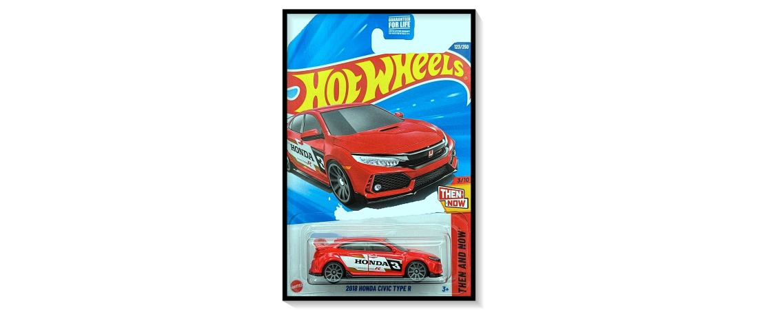 2025 Hot Wheels Mainline 2018 Honda Civic Type R #123/#250