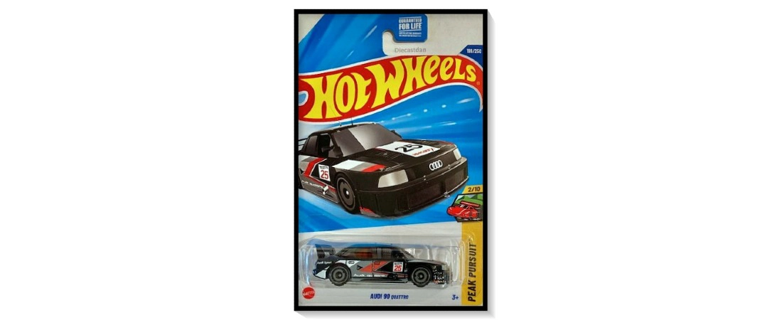 2025 Hot Wheels Mainline Audi 90 Quattro [Black] #199/#250
