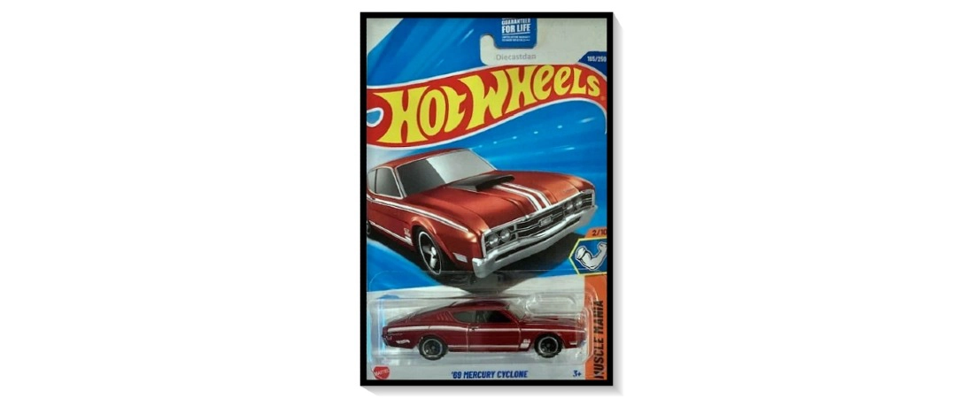 2025 Hot Wheels Mainline '69 Mercury Cyclone #165/#250