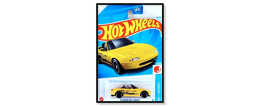 2024 Hot Wheels Mainline '91 Mazda MX-5 Miata #120/#250