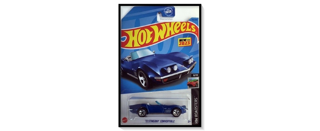 2023 Hot Wheels Mainline '72 Stingray Convertible #132/#250
