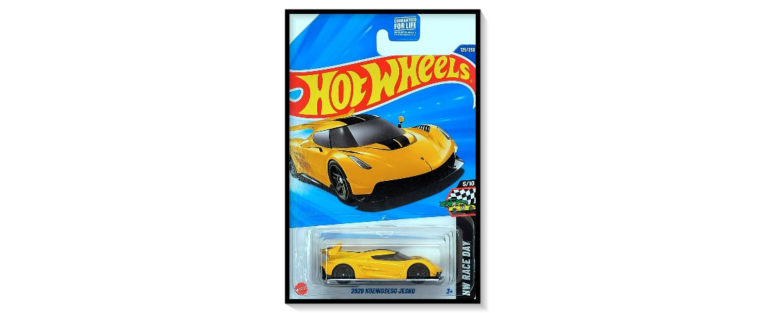 2025 Hot Wheels Mainline 2020 Koenigsegg Jesko #125/#250