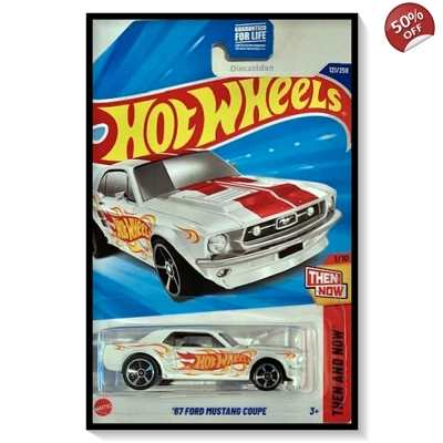 2025 Hot Wheels Mainline ’67 Ford Mustang Coupe (Then and Now) #121/#250