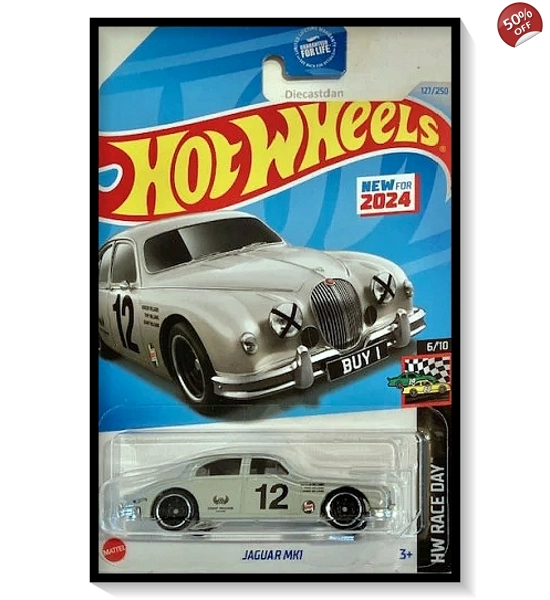 2024 Hot Wheels Mainline Jaguar Mk1 (HW Race Day – New Model) #127/#250