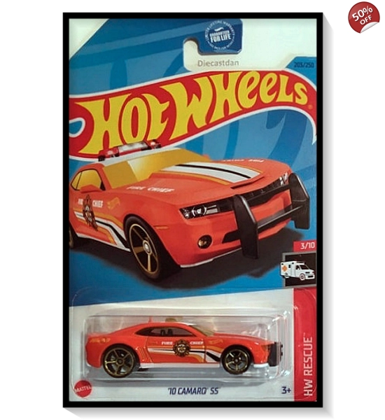 2023 Hot Wheels Mainline ’10 Camaro SS (HW Rescue) #203/#250