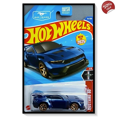 2025 Hot Wheels Mainline Ford Mustang GTD #34/#250