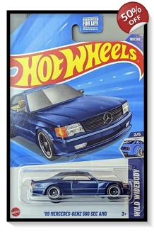 2025 Hot Wheels Mainline '89 Mercedes-Benz 560 SEC AMG #186/#250