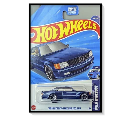 2025 Hot Wheels Mainline '89 Mercedes-Benz 560 SEC AMG #186/#250