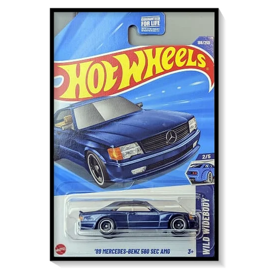 2025 Hot Wheels Mainline '89 Mercedes-Benz 560 SEC AMG #186/#250