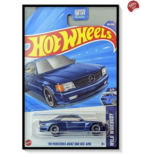 2025 Hot Wheels Mainline '89 Mercedes-Benz 560 SEC AMG #186/#250