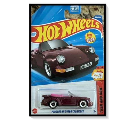 2025 Hot Wheels Mainline Porsche 911 Turbo Cabriolet #239/#250