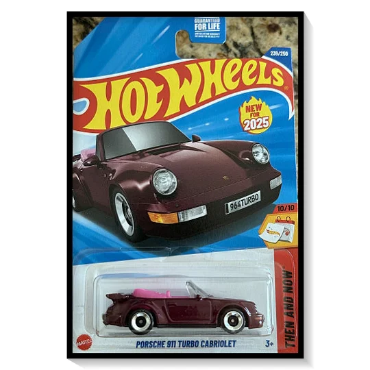 2025 Hot Wheels Mainline Porsche 911 Turbo Cabriolet #239/#250