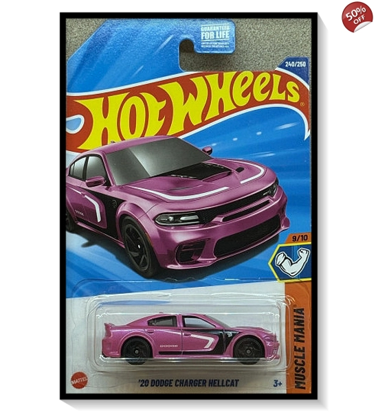 2025 Hot Wheels Mainline '20 Dodge Charger Hellcat #240/#250