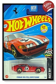 2025 Hot Wheels Mainline Ferrari 365 GTB4 Competizione #222/#250