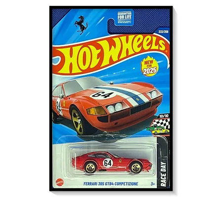 2025 Hot Wheels Mainline Ferrari 365 GTB4 Competizione #222/#250