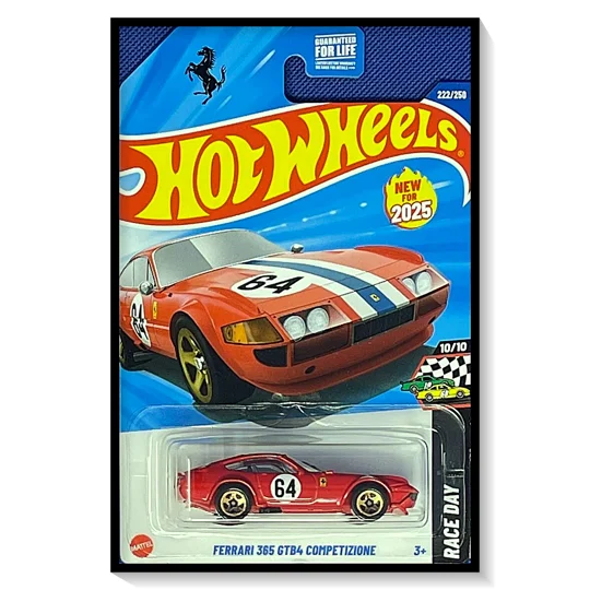 2025 Hot Wheels Mainline Ferrari 365 GTB4 Competizione #222/#250