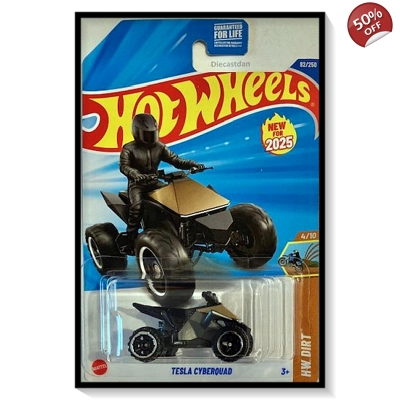 2025 Hot Wheels Mainline Tesla Cyberquad #82/#250
