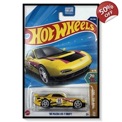 2025 Hot Wheels Mainline '95 Mazda RX-7 Drift #163/#250