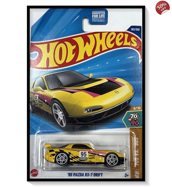 2025 Hot Wheels Mainline '95 Mazda RX-7 Drift #183/#250
