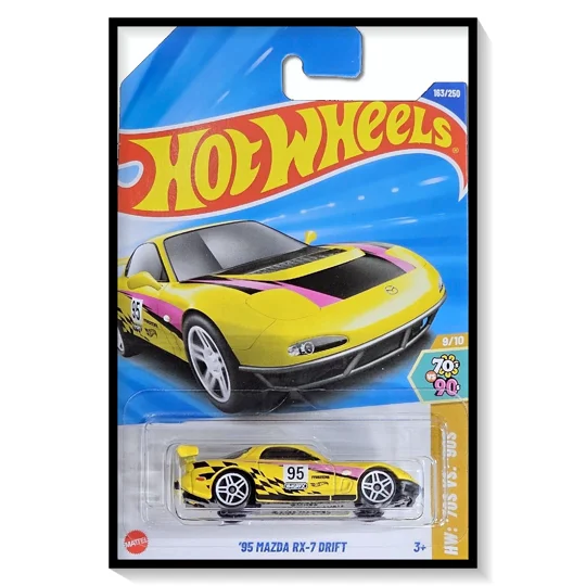 2025 Hot Wheels Mainline '95 Mazda RX-7 Drift #163/#250