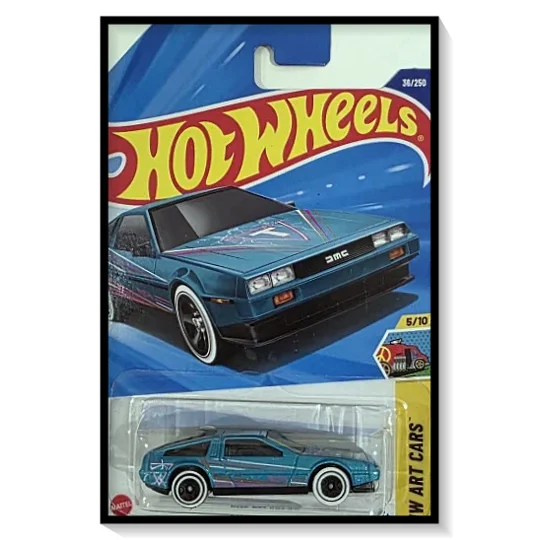 2025 Hot Wheels Mainline DMC Delorean [Turquoise Metallic] #36/#250
