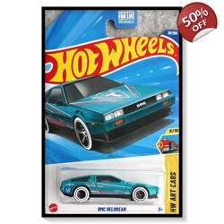2025 Hot Wheels Mainline DMC Delorean [Turquoise Metallic]..