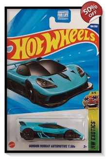 2025 Hot Wheels Mainline Gordon Murray Automotive T.50s #190/#250
