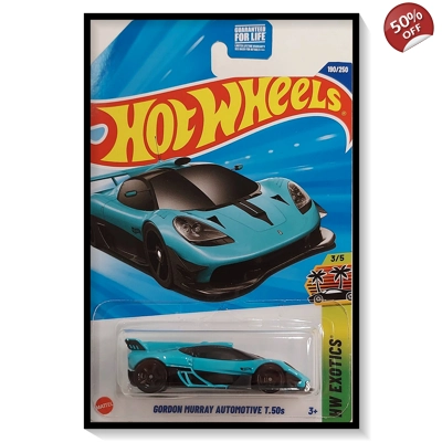 2025 Hot Wheels Mainline Gordon Murray Automotive T.50s #190/#250