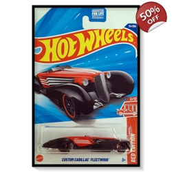 2025 Hot Wheels Mainline Custom Cadillac Fleetwood Red Edi..