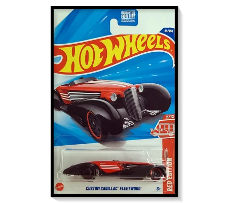 2025 Hot Wheels Mainline Custom Cadillac Fleetwood Red Edition (Target Exclusive) #24/#250