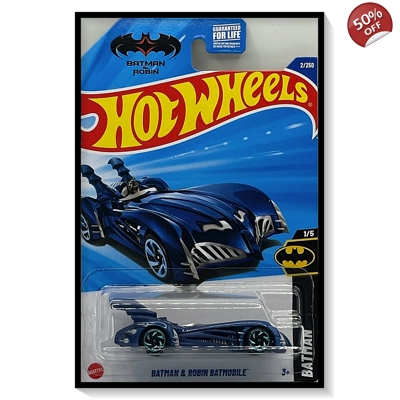 2025 Hot Wheels Mainline Batman & Robin Batmobile #2/#250
