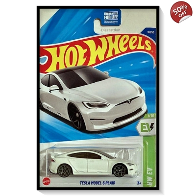 2025 Hot Wheels Mainline Tesla Model S Plaid #9/#250