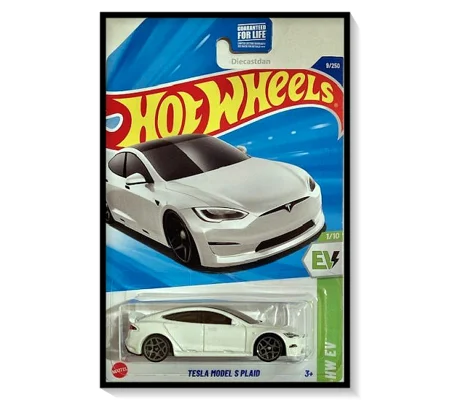 2025 Hot Wheels Mainline Tesla Model S Plaid #9/#250