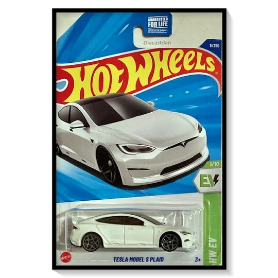 2025 Hot Wheels Mainline Tesla Model S Plaid #9/#250