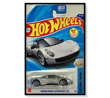 2025 Hot Wheels Mainline Gordon Murray Automotive T.33 #90/#250