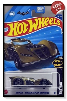 2025 Hot Wheels Mainline Batman: Arkham Asylum Batmobile #54/#250