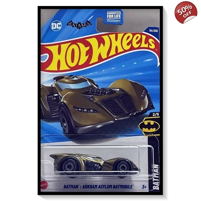 2025 Hot Wheels Mainline Batman: Arkham Asylum Batmobile #54/#250