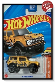 2025 Hot Wheels Mainline '21 Ford Bronco #20/#250